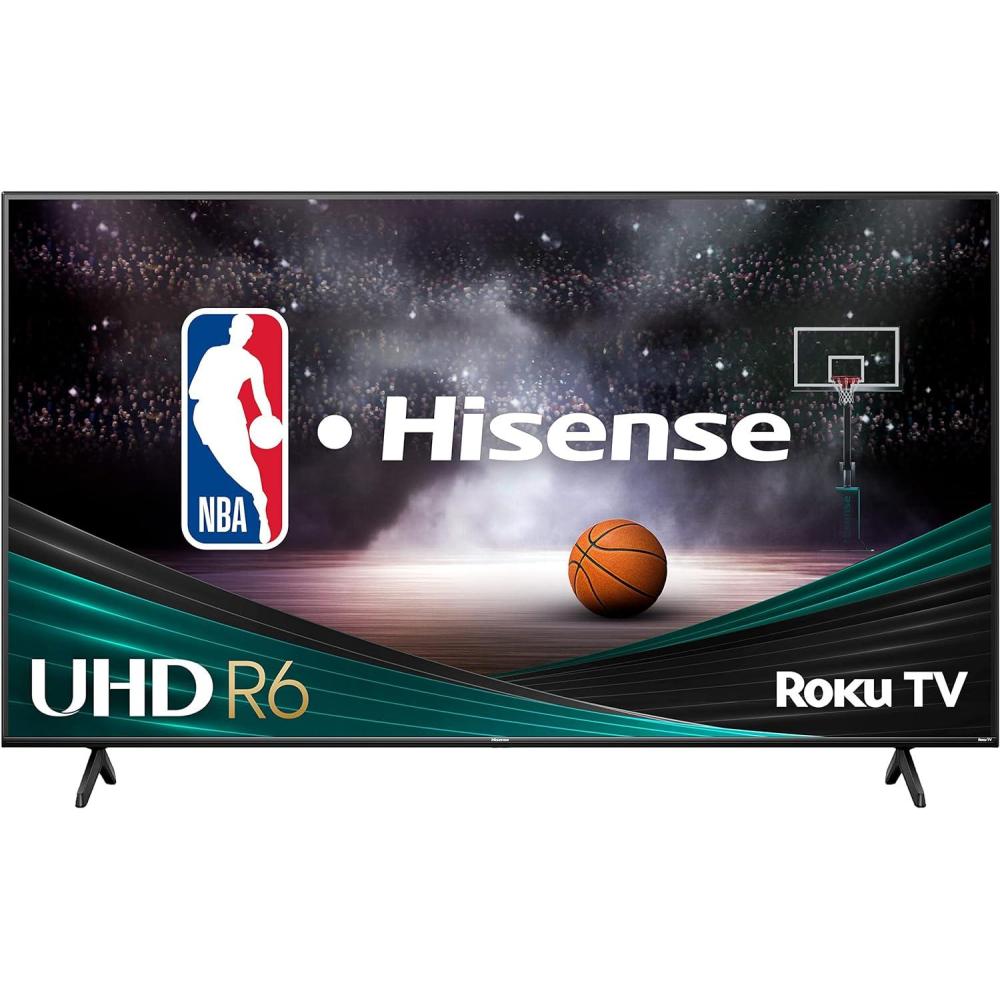 imageHisense 65Inch Class R6 Series 4K UHD Smart Roku TV with Alexa Compatibility Dolby Vision HDR DTS Studio Sound Game Mode 65R6GBlack50Inch
