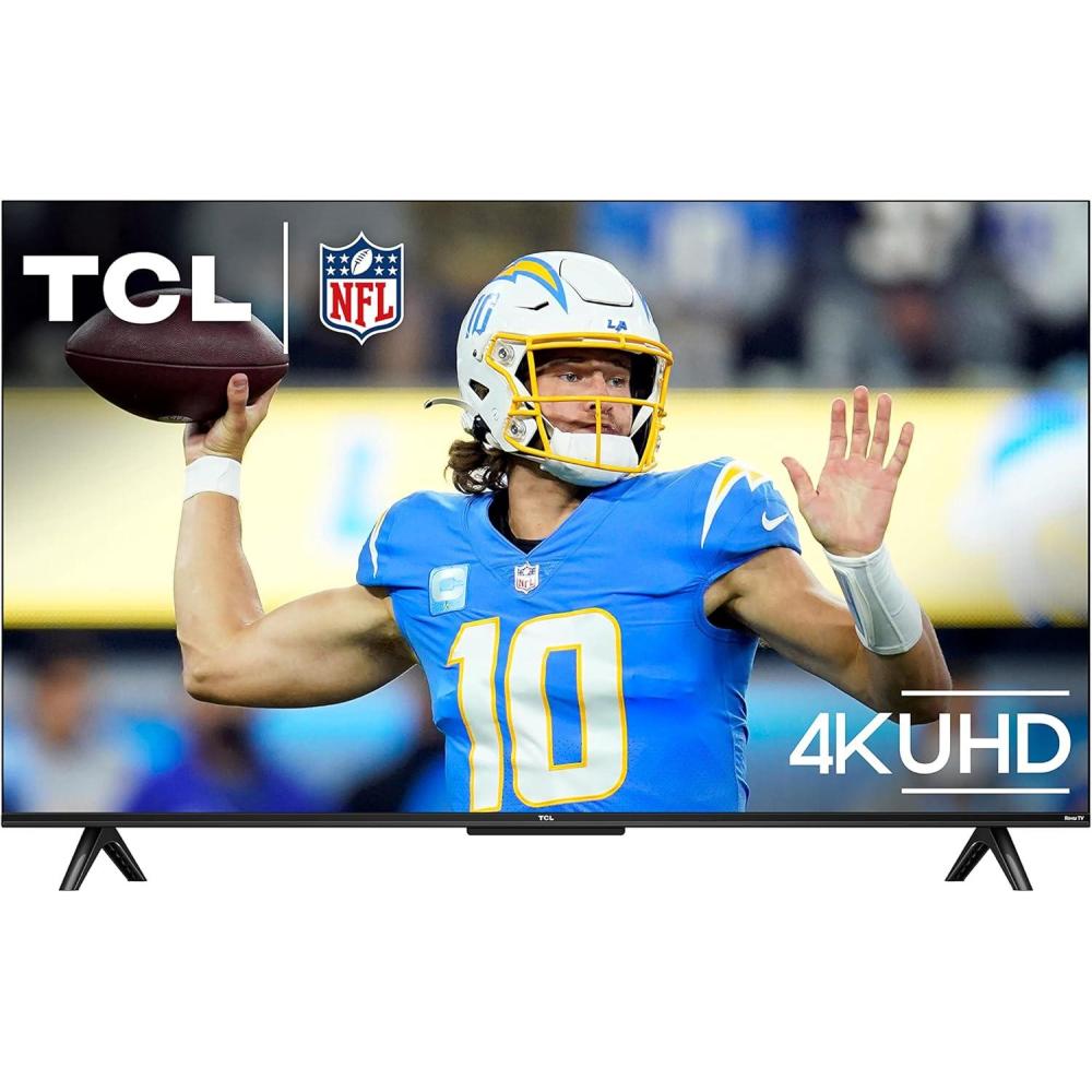 imageTCL 43Inch Class S4 4K LED Smart TV with Roku TV 43S450R 2023 Model Dolby Vision HDR Dolby Atmos Works with Alexa Google Assistant and Apple HomeKit Compatibility Streaming UHD Television43 inches