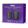 imageRoku Wireless Speakers for Roku Streambars or Roku TVBlack 2 Count Pack of 12 Count Pack of 1