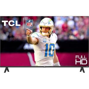 TCL 40-Inch Class S3 1080p LED Smart TV with Roku TV (40S350R, 2023 Model), Compatible with Alexa, Google Assistant, and Apple HomeKit Compatibility, Streaming FHD Television,Black(43 inches)