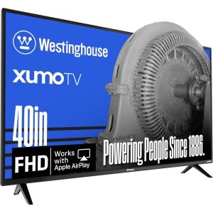 Westinghouse 24-inch Smart TV, HD Xumo TV with Voice Remote, Flat Screen Television w/Dolby Atmos, Bluetooth, Apple AirPlay, Wi-Fi & Mobile Connectivity(40 Inch – FHD)