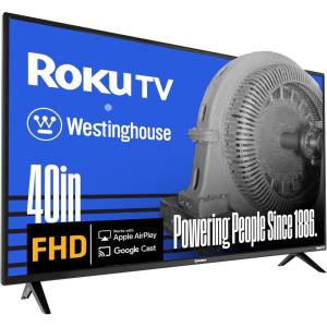 Westinghouse Roku TV – 42 Inch Smart TV, 1080P FHD Television with Wi-Fi Connectivity and Mobile App, Flat Screen, Bluetooth, Compatible with Apple AirPlay, Alexa and Google Assistant(40 Inch)