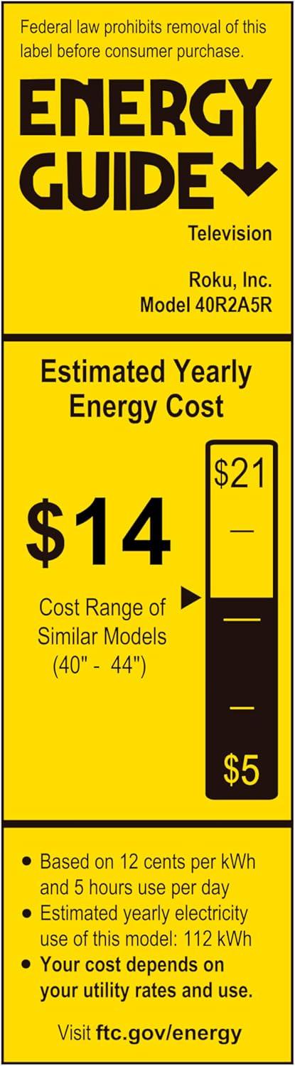 imageRoku 40quot Select Series 1080p Full HD Smart RokuTV with Voice Remote Bright Picture Customizable Home Screen and Free TV40