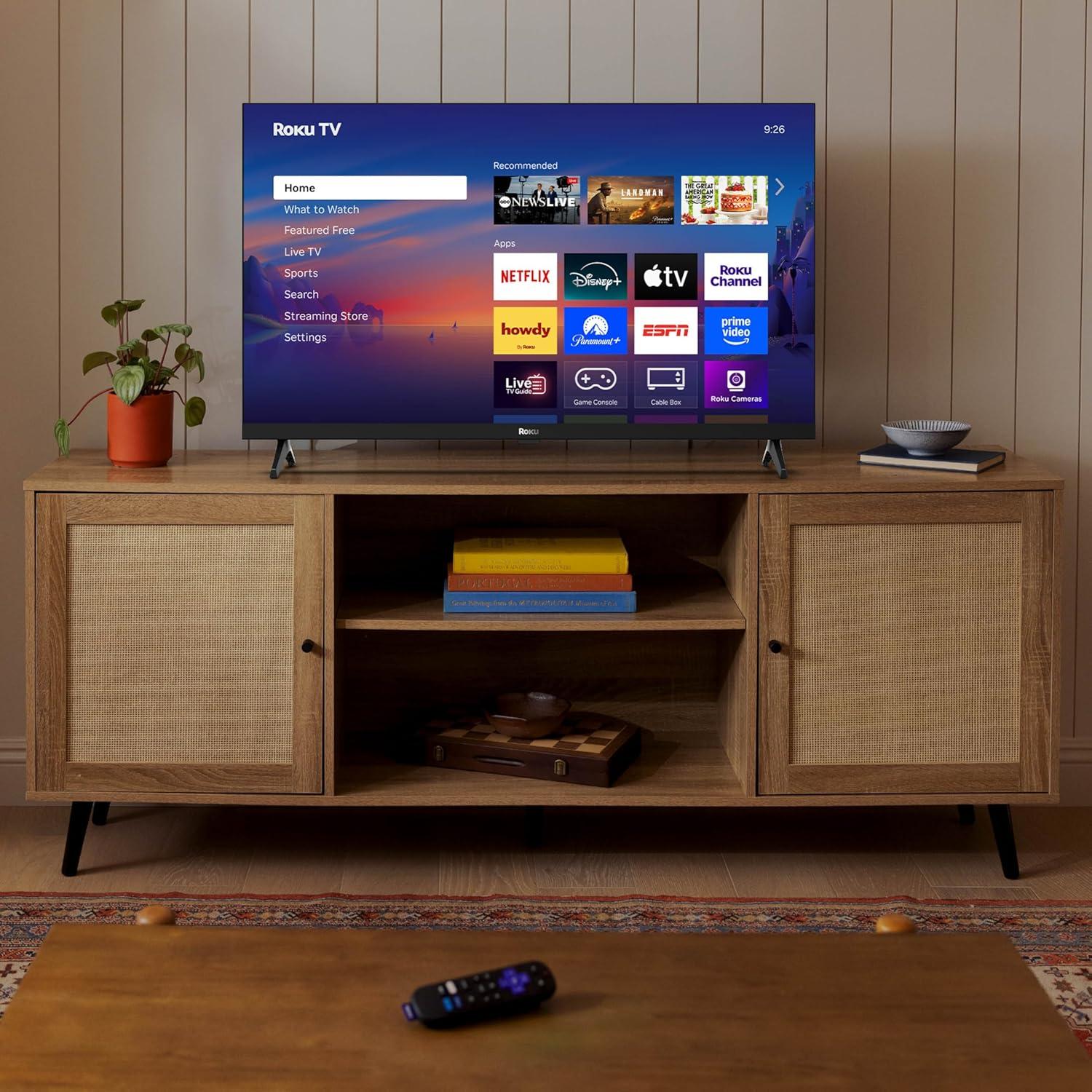 image:imageRoku Smart TV 2026 32Inch Select Series 720p HD TV RokuTV with Voice Remote Flat Screen LED Television with WiFi for Streaming Live Local News Sports amp Movies Bluetooth Headphone Mode32