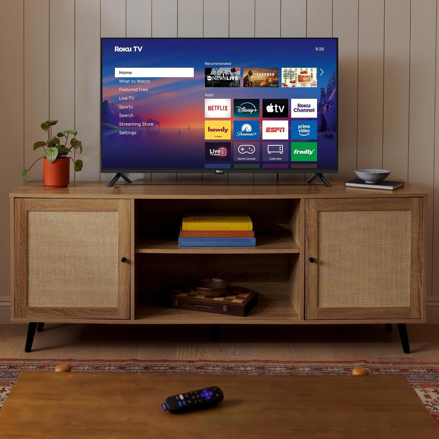 image:imageRoku Smart TV 2026 32Inch Select Series 1080p Full HD TV Roku TV with Voice Remote Flat Screen LED Television with WiFi for Streaming Live Local News Sports amp Movies Bluetooth Headphone Mode40