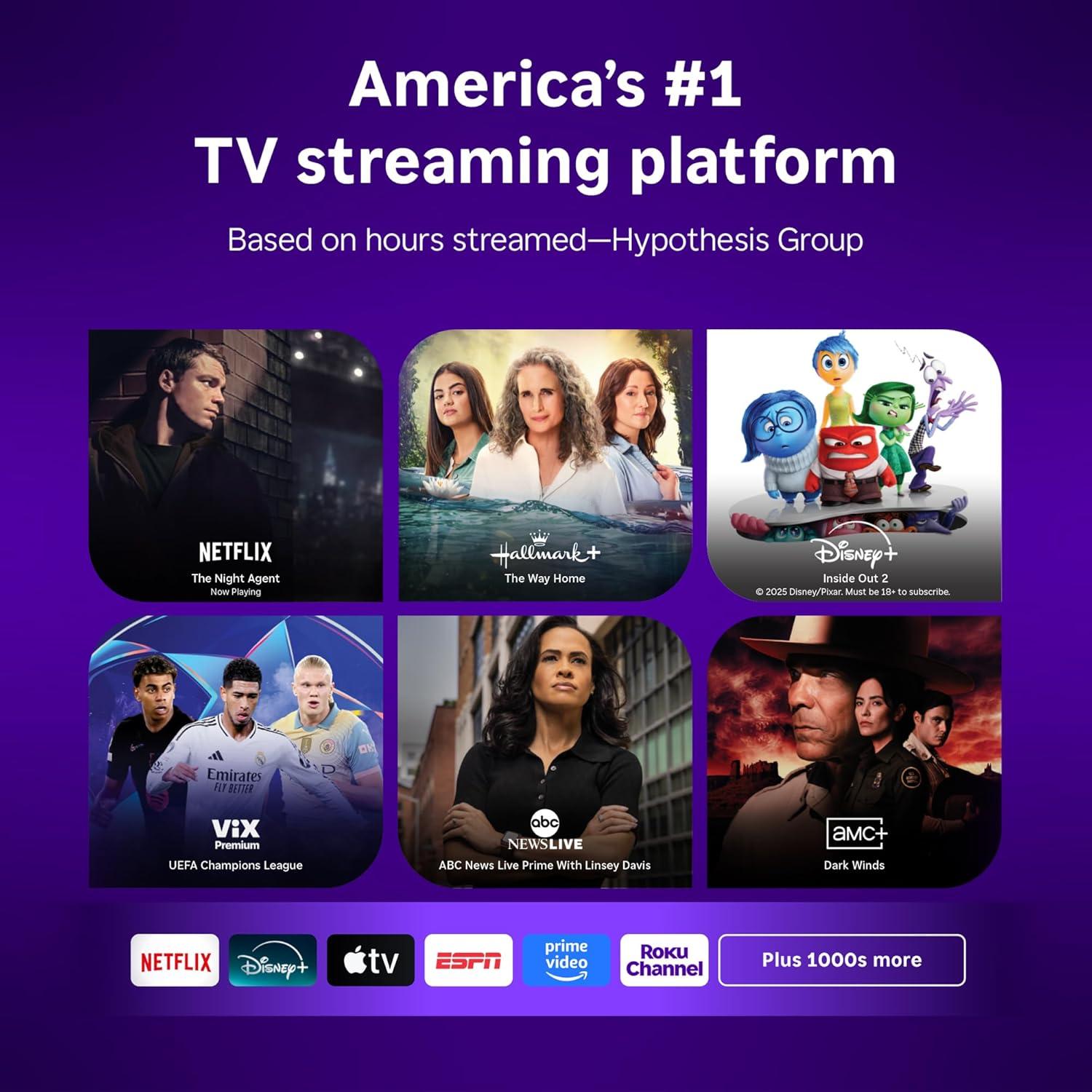 image:imageRoku Smart TV 2026 32Inch Select Series 1080p Full HD TV Roku TV with Voice Remote Flat Screen LED Television with WiFi for Streaming Live Local News Sports amp Movies Bluetooth Headphone Mode40