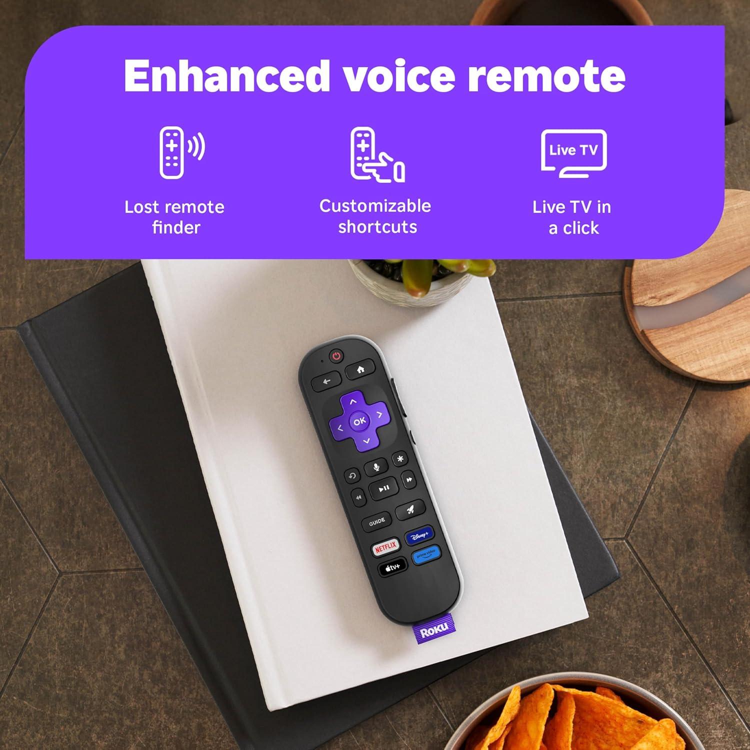 image:imageRoku Smart TV 2026 75Inch Select Series 4K QLED TV Roku TV with Voice Remote Flat Screen QLED Television with WiFi for Streaming Live Local News Sports amp Movies Bluetooth Headphone Mode4K QLED