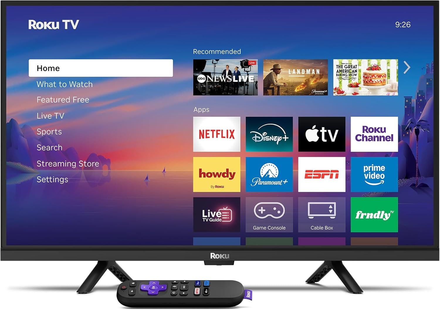 image:imageRoku Smart TV 2026 24Inch Select Series 720p HD TV Roku TV with Voice Remote Flat Screen LED Television with WiFi for Streaming Live Local News Sports amp Movies Bluetooth Headphone Mode24