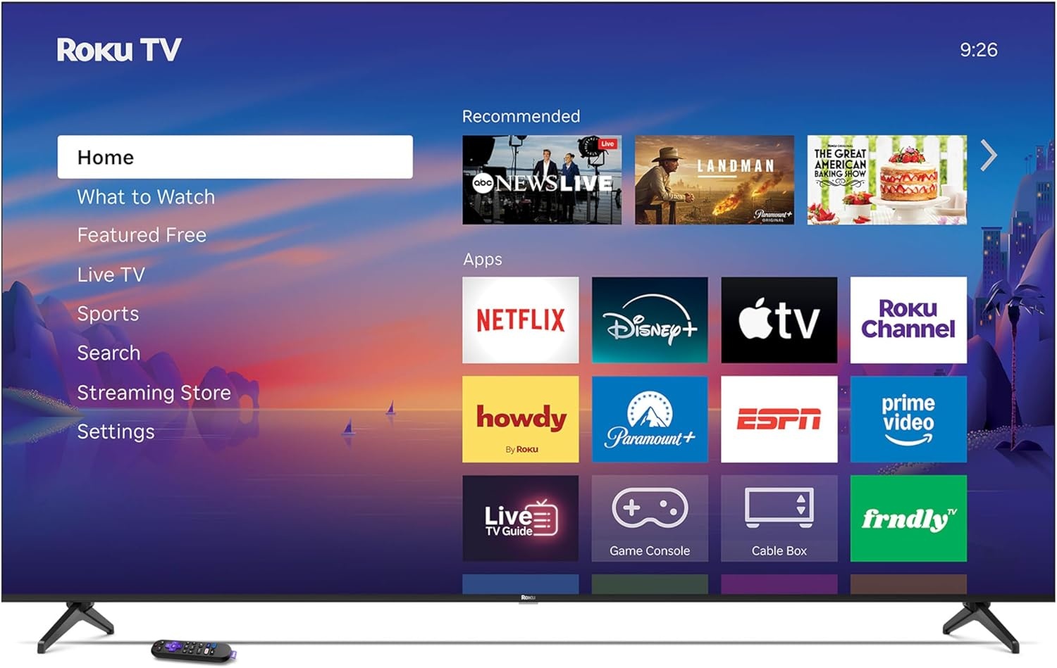 image:imageRoku Smart TV 2026 85Inch Select Series 4K QLED TV Roku TV with Voice Remote Flat Screen QLED Television with WiFi for Streaming Live Local News Sports amp Movies Bluetooth Headphone Mode4K QLED