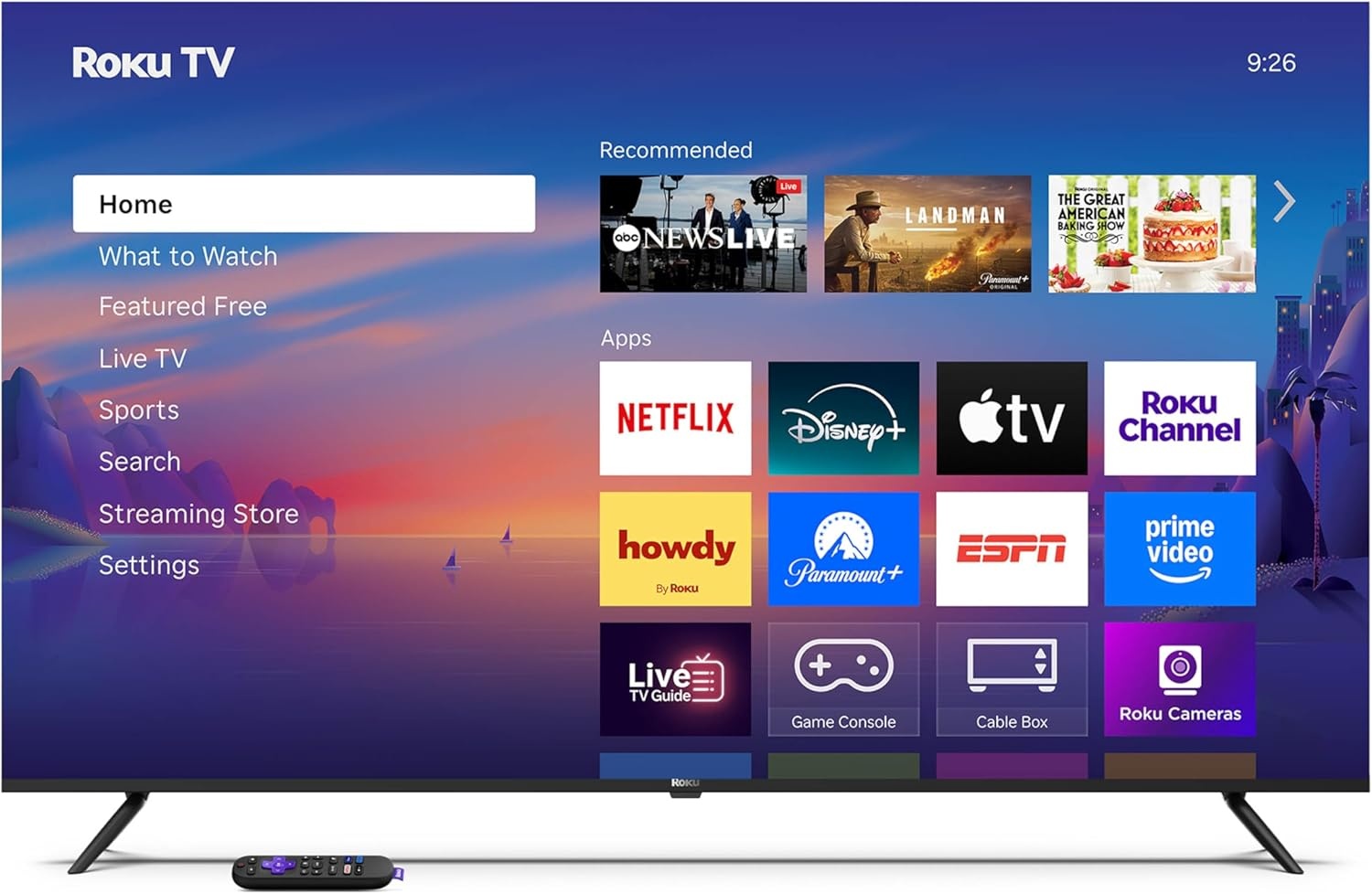 image:imageRoku Smart TV 2026 85Inch Select Series 4K QLED TV Roku TV with Voice Remote Flat Screen QLED Television with WiFi for Streaming Live Local News Sports amp Movies Bluetooth Headphone Mode4K
