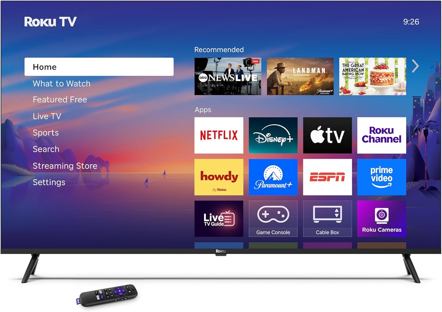 image:imageRoku Smart TV 2026 85Inch Select Series 4K QLED TV Roku TV with Voice Remote Flat Screen QLED Television with WiFi for Streaming Live Local News Sports amp Movies Bluetooth Headphone Mode4K